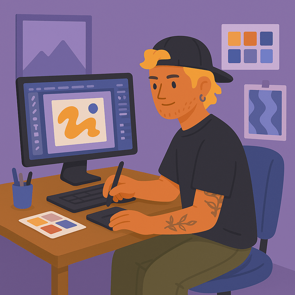 What it's like to work as a Graphic Artist