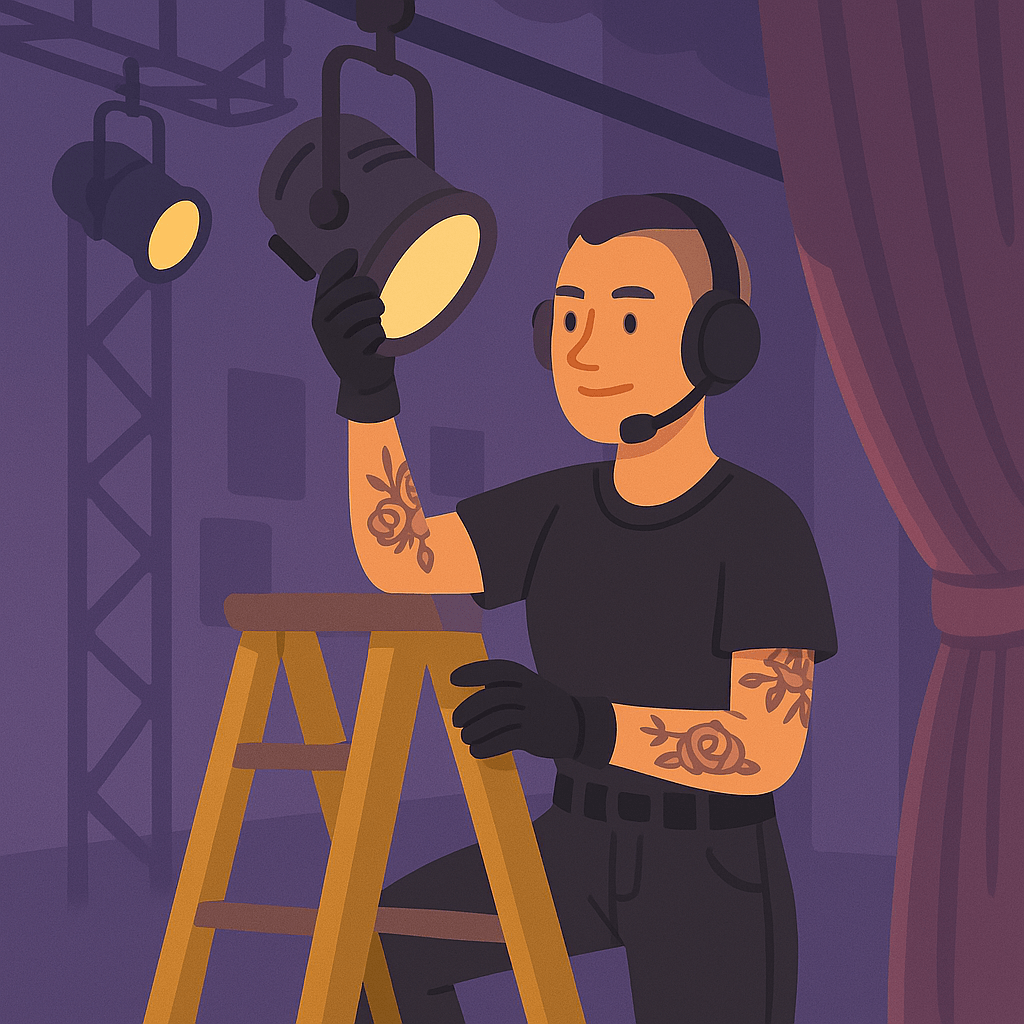 What it's like to work as a Theater Technician
